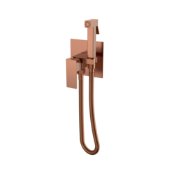 Boheme Qubic 477-CB Смеситель гигиенический, цвет: брашированная медь фото