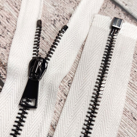 Молния разъемная металллическая RACCAGNI 95 см белая