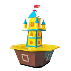 Детский игровой стол конструктор «Крепость»