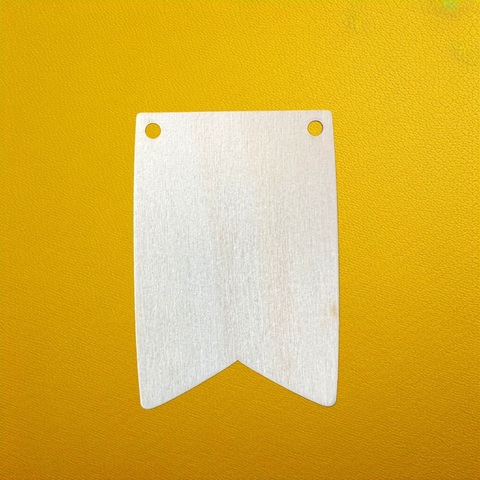 флажок округлый 5,5,*8см , фанера