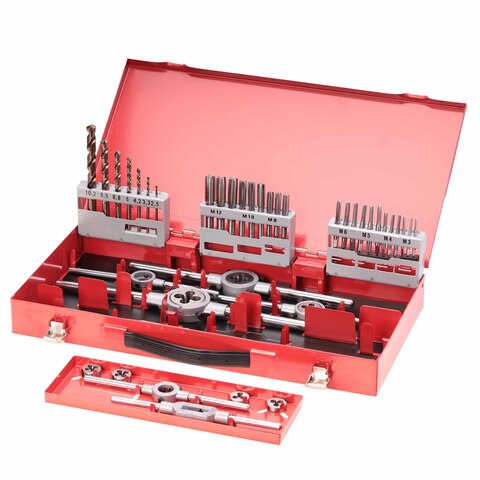 Набор метчиков и плашек M3 -M12 HSSE 44пр Ruko 245030E (!)