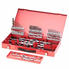 Набор метчиков и плашек M3 -M12 HSSE 44пр Ruko 245030E (!)