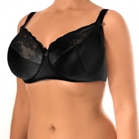 Lisse Бюстгальтер M-007 черный 95D (мягкая чашка)