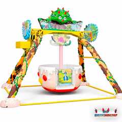 Аттракцион эволюшн «Дино-сладость», 5 мест, 6,5×6,5×4 м