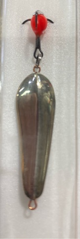 Блесна зимняя штурм с чертиком Легенда цв: Нейзильбер (бл.1шт)