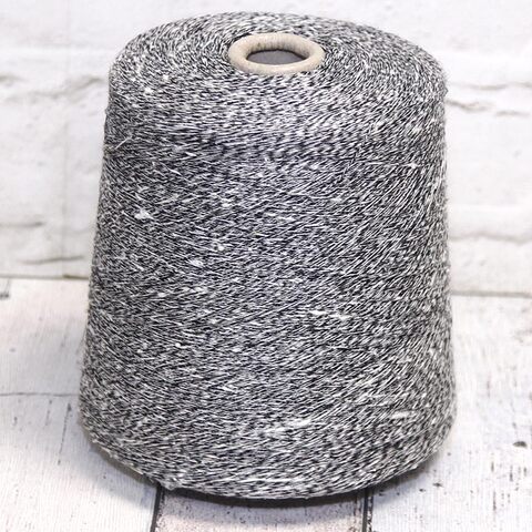 Лен с хлопком фламе CTF FLORENSCENTE 1400 черно-белый