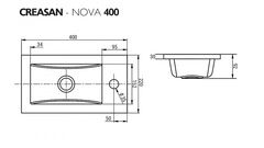 Умывальник мебельный 