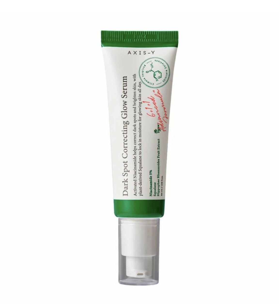Осветляющая сыворотка с 5% ниацинамида AXIS-Y Dark Spot Correcting Glow Serum, 50 мл