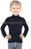 Комплект термобелья из шерсти мериноса Norveg Soft Black детский