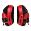Лапы боксерские Leaders Curved Black/Red