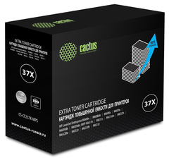 Лазерный картридж Cactus CS-CF237X-MPS (HP 37X) черный увеличенной емкости для HP LaserJet m608dn, m608n, m608x, m609dn, m609x, m631dn, m632fht, m632h, m632z (50'000 стр.)