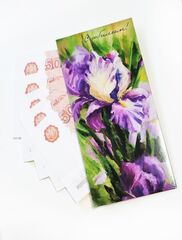 Конверт для денег, Будь самой счастливой, Девочка 16,5*8 см