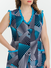 4532 Сарафан на пуговицах