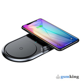Baseus Dual Wireless Charger Metal Style Black WXXHJ-AO1