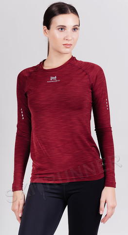 Элитная беговая футболка с длинным рукавом Nordski Pro Ruby W женская