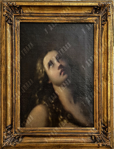 Н/х. Кающаяся Мария Магдалина. Холст, масло. Западная Европа. К. XIX в.