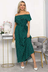 Платье Элинор макси (зеленое) П13759-12М LT Collection