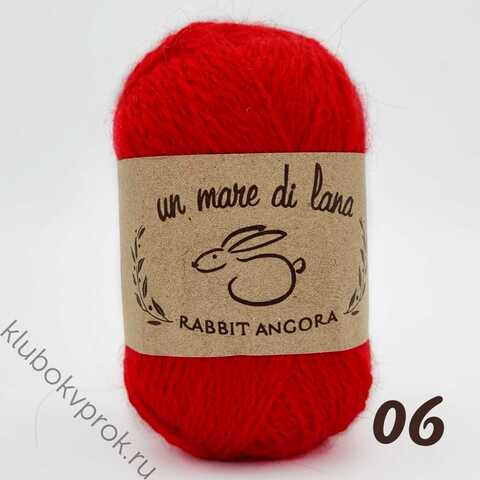 WOOL SEA ANGORA RABBIT 06, Красный