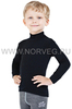 Комплект термобелья из шерсти мериноса Norveg Soft Black детский