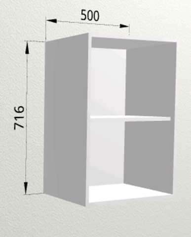Кухня Мария шкаф верхний 500