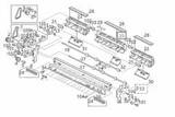 Направляющая центральная RICOH FW740, FW760, FW770, FW780, FW870 (A1634146/A163-4146)