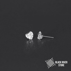 Cubic Zirconia Heart Crystal Б/Р