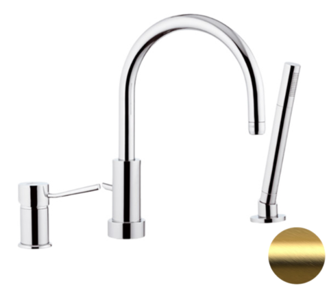 Remer N072BG Смеситель для ванны Minimal N072BG, золото брашированное, шт