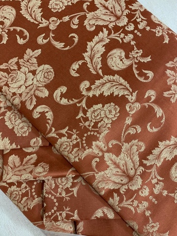 Скатерть 170х280 и 12 салфеток Gamba 9283 Mattone кирпичная