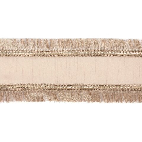 Лента 5м Goodwill кремовая/золотая