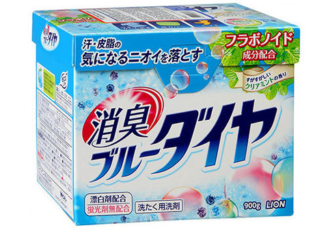 Стиральный порошок "LION" голубой бриллиант, 900г