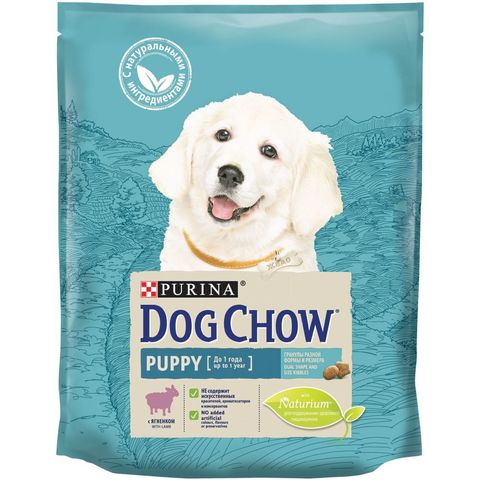 Purina Dog Chow сухой корм для щенков (ягненок) 800 г