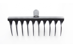 Грабли витые клепаные 10 зуб. Порошк.покр.