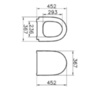 Vitra Sento 120-083-009 Сиденье для унитаза Черное матовое с Микролифтом