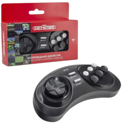 Retro Genesis Controller 16 Bit джойстик беспроводной для HD Ultra, P2