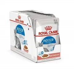 Royal Canin Indoor Sterilised пауч для стерилизованных кошек, живущих в помещении (соус) 85г