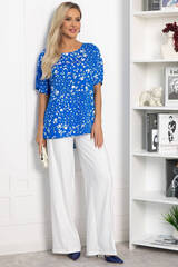 Блуза Маргоша (ярко-голубая) Б13813-16М LT Collection