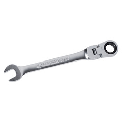 KING TONY (373011M) Ключ трещоточный комбинированный с шарниром 11 мм