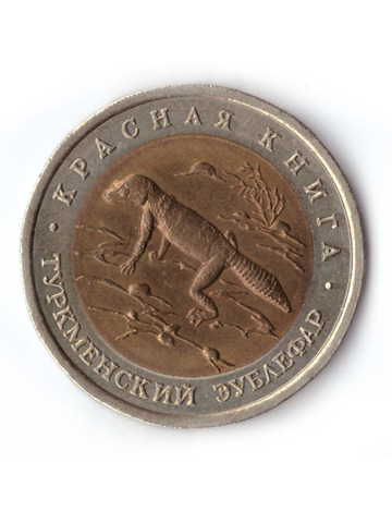 50 рублей 1993 года Туркменский зублефар XF №2