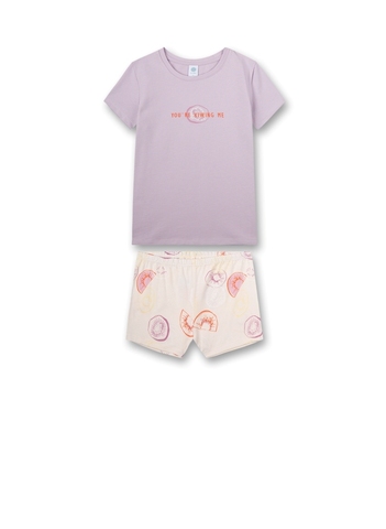 Пижама с коротким рукавом для девочки Sanetta 245473 3006