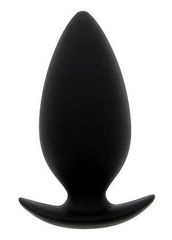 Чёрная анальная пробка BOOTYFUL ANAL PLUG MEDIUM BLACK - 9,8 см. - 