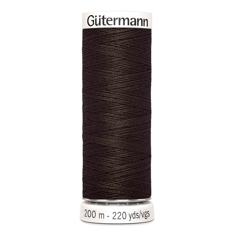 Нить Sew-All 200 м, Gutermann, 769 средне-коричневый