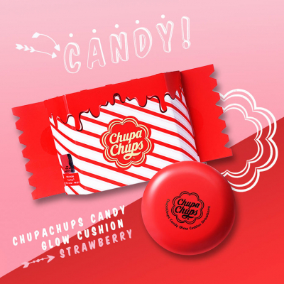 Chupa Chups Candy Glow Cushion Strawberry SPF50+ 