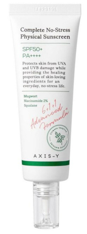 Axis-Y Complete No-Stress Physical Sunscreen SPF 50+ PA ++++ 50 ml.