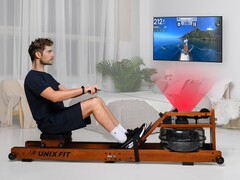 Гребной тренажер UnixFit Wood Rower Dark RM9000PDW