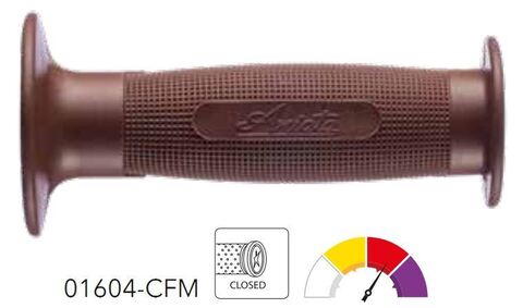 01604-CFM грипсы 2шт PAIR OF GRIPS OFF-ROAD MX 74-BROWN Ariete