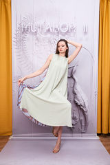 Платье комбинированное