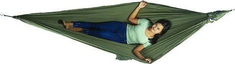 Картинка гамак туристический Ticket to the Moon compact hammock Army Green - 1