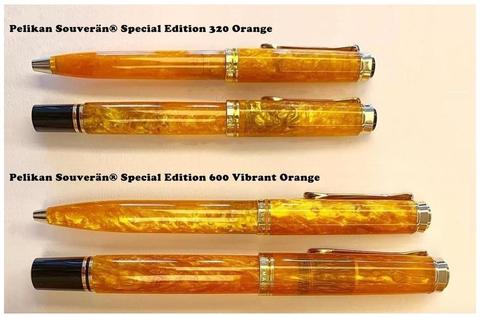 Ручка шариковая Pelikan Souverän® K320 Orange GT (943100)