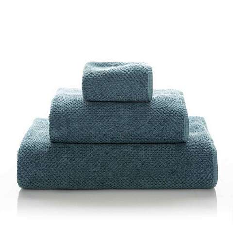 Полотенце 70x140 Graccioza Bee Waffle Deep Sea синее