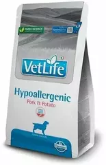 Сухой корм для собак Farmina Vet Life Dog Hypoallergenic со свининой и картофелем 12 кг